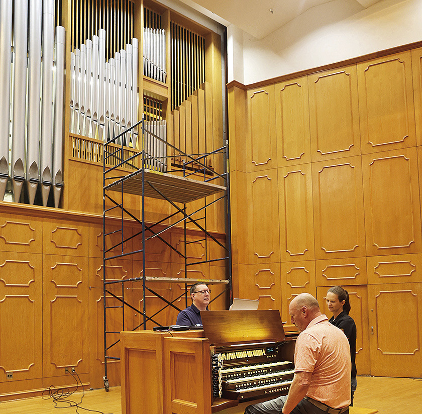 Pipe organ returns completely restored