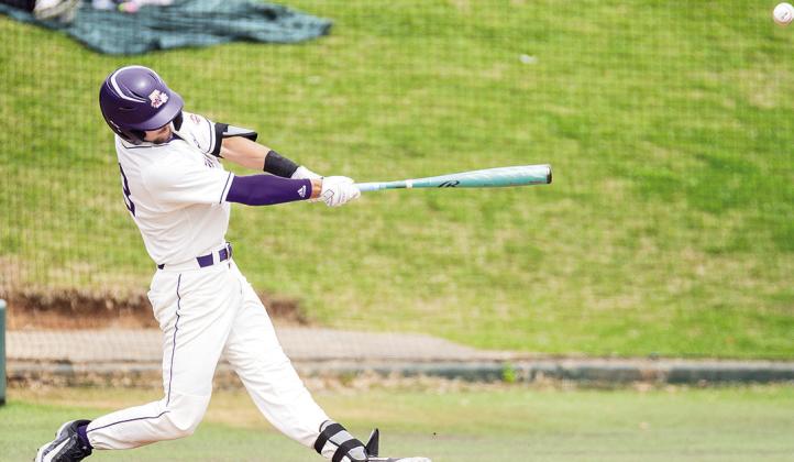 Hayden Knotts had a career-high three hits in Sunday’s win against Southeastern. Photo by Chris Reich/NSU Photographic Services
