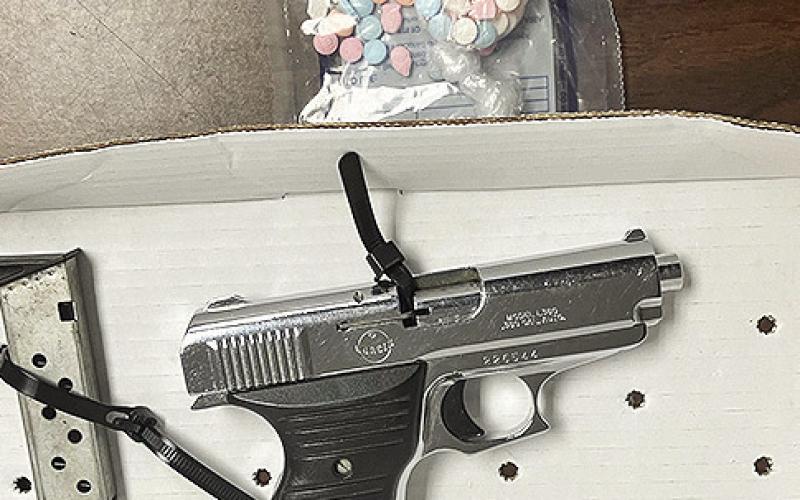 Suspect arrested on felony drug and weapons charges after traffic stop on Hwy. 71 near Campti