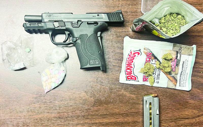 On traffic stop, deputies find loaded handgun, ecstacy, marijuana, more