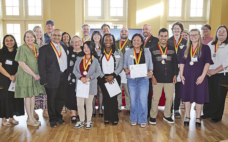 CPA Society awards scholarship to student in business college