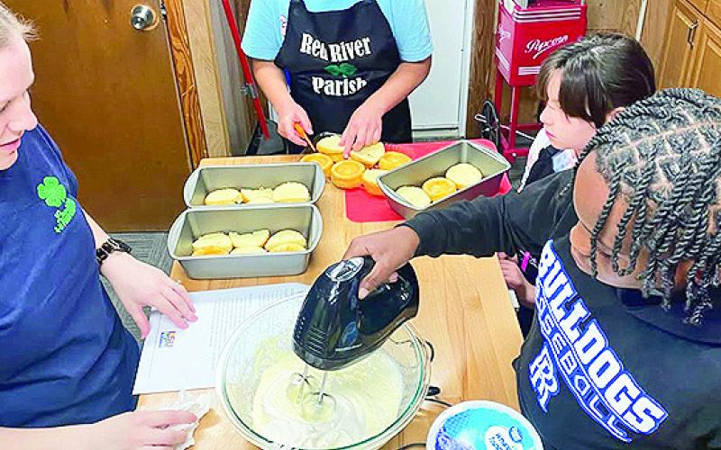 Red River 4-H, with the help of NCH Agent Elizabeth Martin, held an Italian Cooking Camp while students were on Spring break. Students practiced food prep skills while making Italian cheesecake, caprese on a stick, homemade pasta, marinara sauce, and fettuccine Alfredo.