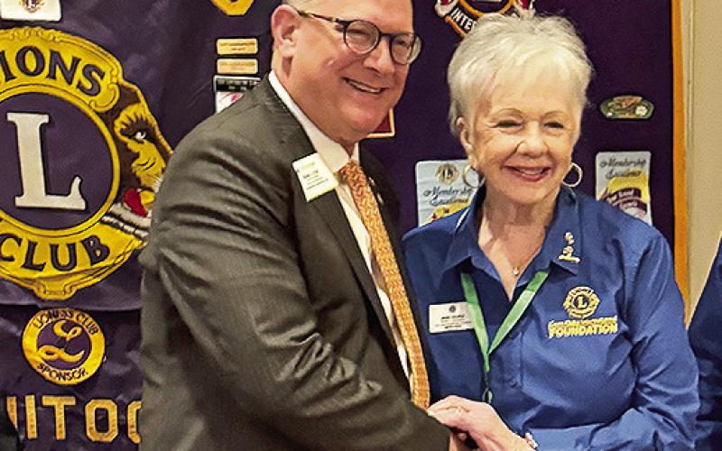 Mimi Stoker was presented with the International President’s Award, a distinguished honor presented to a select number of Lions worldwide in recognition of exceptional leadership, dedication, and impact that extends beyond the local club to strengthen the global Lions network.