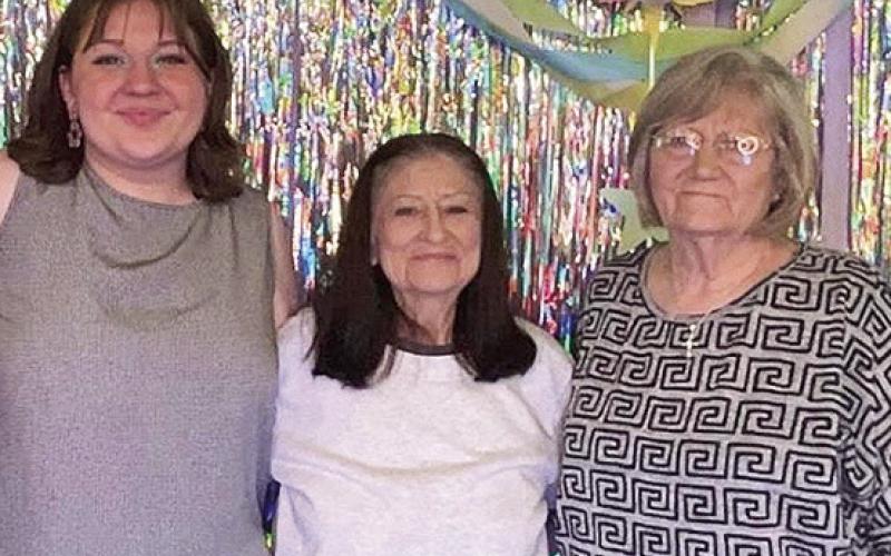Kathy Womack, Jenna Mills, Liz Durr and Rose Lacaze attended Jenna’s graduation party this past Saturday.