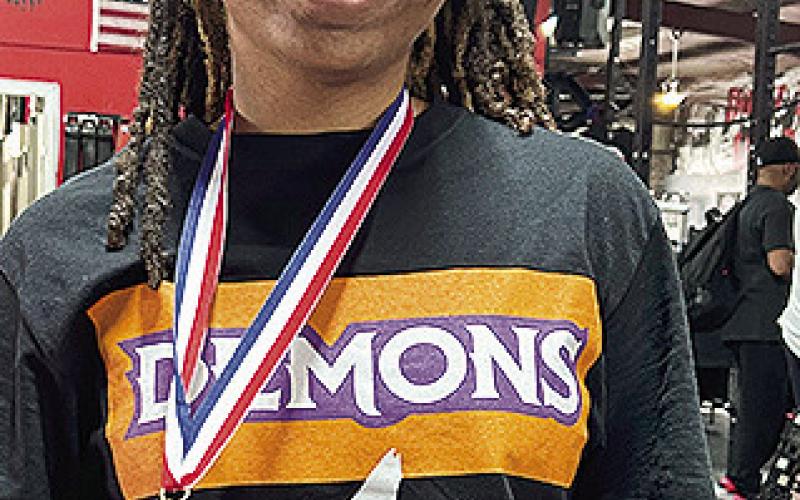 Northwestern State University powerlifter Ja’Leigha Gray of Plaquemine finished first in her class at the USA Powerlifting Capital City Classic in Baton Rouge.