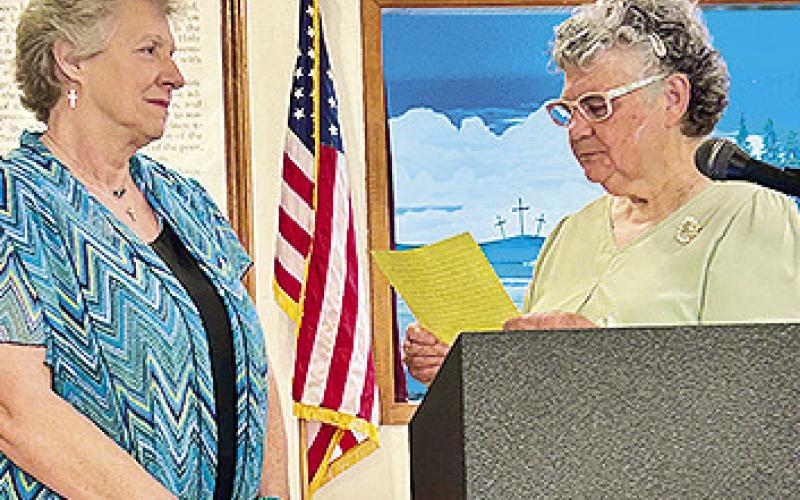 Connie Matkin, wife of Bro. Roger Matkin, pastor of Bellwood Baptist Church, was read a poem for a Pastor’s Wife, by Diane Massey at church Sunday morning.