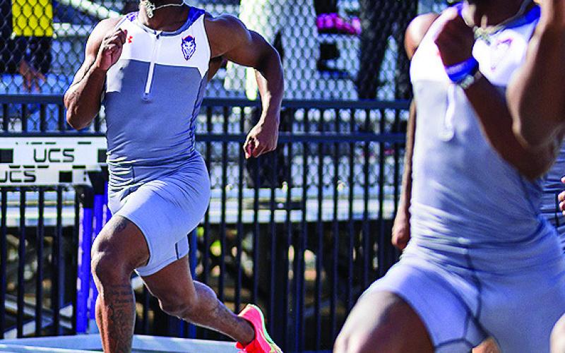 Twins Kalen and Koen Beavers are competitive on and off the track, which helps strengthen their bond, as the pair cheers for each other and are each other’s biggest fan. The twins and the rest of Northwestern State started the Southland Conference Championships on Thursday.
