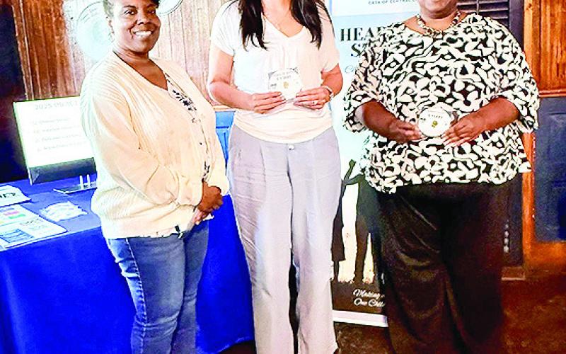 5 years of service milestone, Stephanie Sewell, Rhonda Byrd, Sarah Nash