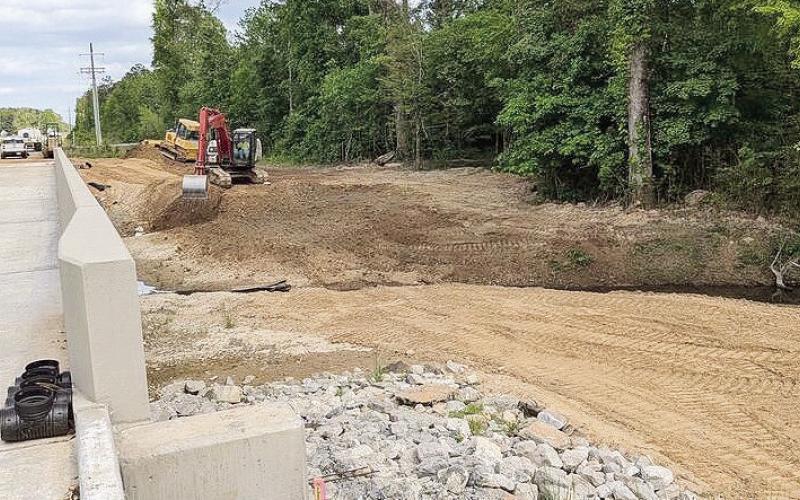 LA 514 bridge replacement at Bayou Chicot, Red River Parish.