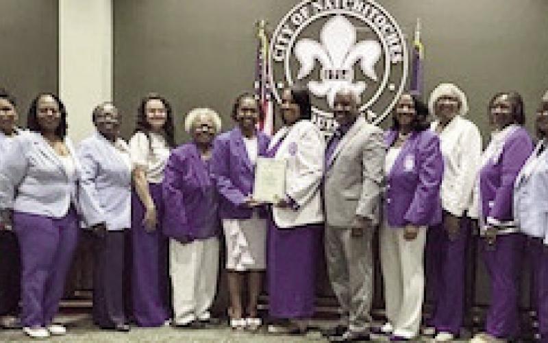 The City Council declared April “Autism Awareness Month” in Natchitoches. MU Omega Zeta Chapter of Zeta Phi Beta Sorority Inc. will hold “Autism Awareness Da in the Park” April 11 at City Park. Mayor Ronnie Williams Jr. and the City Council presented the proclamation to President Candance Grayson and Zeta Phi Beta Sorority members during the Council meeting..