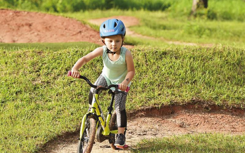 Bike trail at Bogue Chitto State Park.