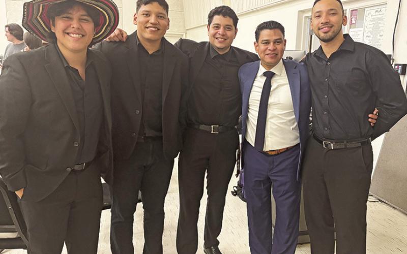 Symphony Society board members treat symphony after concert