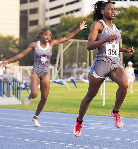 Maygan Shaw's family has been a major part of her life, which has helped form her, and she heads to nationals, which begins Thursday evening in the 400-meter dash. Photo by Southland Conference