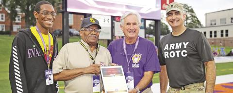 Retired Lt Col. honored as guest captain