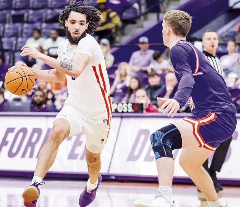 Addison Patterson pours in 26 points as the Demons mount a comeback in the final minutes to stun Houston Christian 61-56 in Natchitoches Saturday night.Photo by Chris Reich, NSU Photographic Services