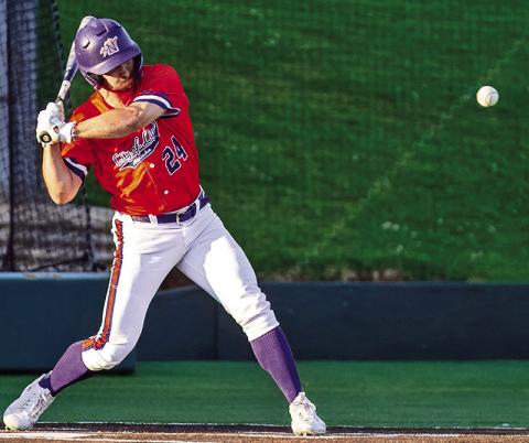 Fifth-year senior center fielder Reese Lipoma has been a mainstay at the top of the Demon lineup for the past two seasons. Photo by Chris Reich/NSU Photographic Services