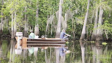Anglers in Louisiana photo by LDWF