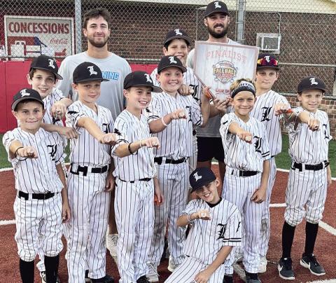 The Louisiana Lightning 11U baseball team won 2nd place in the USSSA Fall Ball Closer Tournament in Pineville, LA. The team is Coached by former NSU right handed pitcher #45 Dawson Flowers and NSU center fielder #24 Reese Lipoma. Pictured in front row from left are Archer Johnson, Adam Todtenbier, Luke Fair, Carter Hough, Callen Bertrand, and Carson Gentry. In the back row are Gavin Key, Reese Lipoma, Liam Mahloch, Murphy Linebaugh, Dawson Flowers, and Ryne Williams.