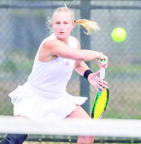 Tjasa Klevisar and the Northwestern State Lady Demons went into Thibodaux and dominated Nicholls 6-1.