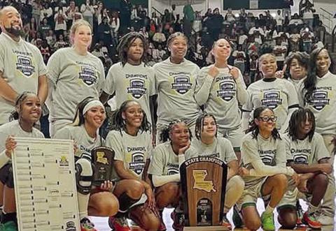 The Lakeview Lady Gators beat the Arcadia Hornets, 38-34, to win the Division IV non-select State Championship title Friday. It was the Lakeview girls’ basketball team’s first State Championship ever. Head coach is Dewaskie Fuller. The victory was a “sweet one” since the Lady Gators lost to Arcadia 60-29 in the tournament’s semifinal game last year.