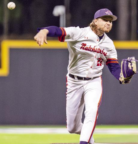 Adam Alexis picked up his first career win in Wednesday’s game. Photo by Gary Hardamon/NSU Photographic Services