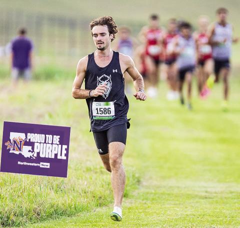 John Klein (pictured) has had a strong final cross country season, one in which he finished in the top three twice and top 12 two other times. He aims to finish off his career with a bang in front of the home crowd, as Northwestern State hosts the Southland Conference Championships. Photo by Chris Reich, NSU Photographic Services
