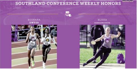 SOUTHLAND CONFERENCE WEEKLY HONORS