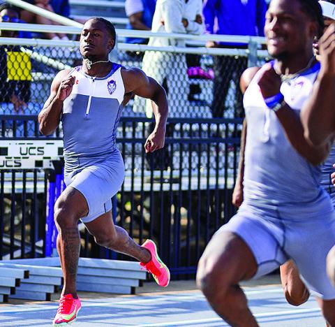 Twins Kalen and Koen Beavers are competitive on and off the track, which helps strengthen their bond, as the pair cheers for each other and are each other’s biggest fan. The twins and the rest of Northwestern State started the Southland Conference Championships on Thursday.