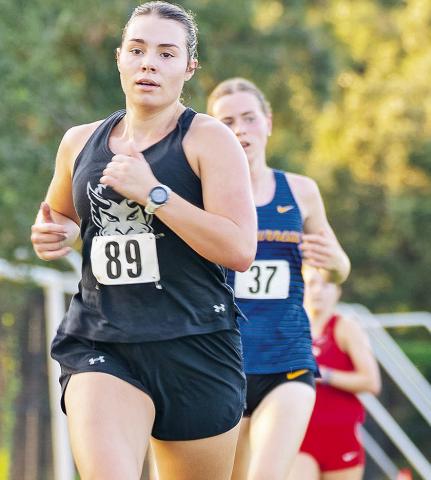 Leah Thompson (pictured) took 75th place at the Southland Conference Cross Country Championships to lead Northwestern State. Photo by Christopher Richard