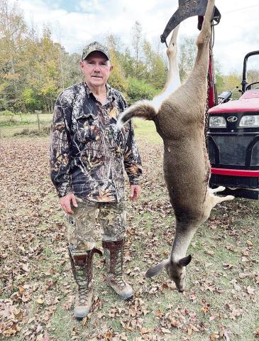 Bro. Roger Matkin killed his first deer of season last week.