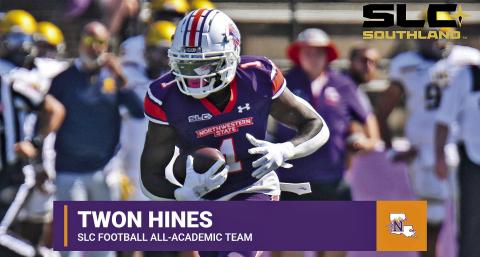 Hines named to Southland All-Academic Team