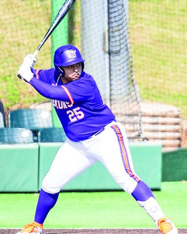 Braden Benton connected on his first career grand slam in Sunday’s win against Central Photo by Chris Reich/NSU Photographic Services