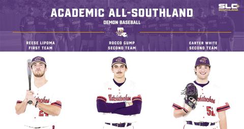 First-teamer Lipoma leads trio of Academic All-SLC Demons