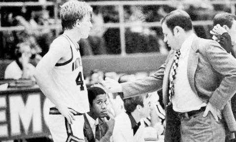Coach Hildebrand (right) in 1979