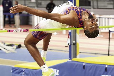 Randy Kelly is off to a fast start for Northwestern State, leading the Southland Conference in the high jump. Photo by Michael Wade