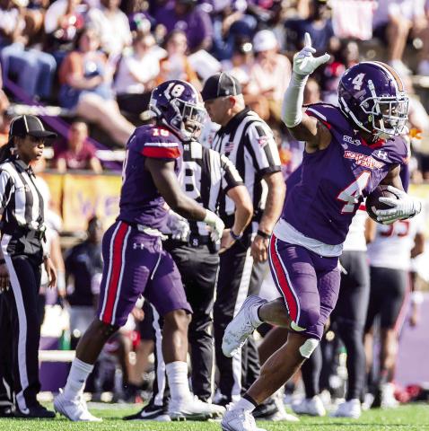 Ke’Nard King is one of eight Northwestern State seniors who will be honored ahead of Saturday’s 1 p.m. game against McNeese. Photo by Chris Reich/NSU Photographic Services
