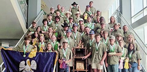 Team Louisiana took home the 2025 National 4-H Shooting Sports Championship. This is the fifth time the team has won the title since 2019. Photo by David Boldt/LSU AgCenter