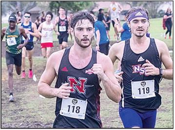 John Klein placed second in his race with a time of 25:58.75 at the UTTyler Cross Country Opener, leading the NSU runners. Photo by Southland Conference