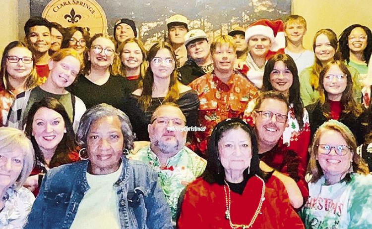 This is the group that attended the Christmas Party last Friday night.