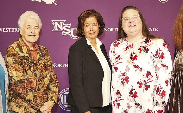 Watson’s Living Library at NSU highlighted “Women Preserving Natchitoches” for the Fall 2023 session. Speakers were, from left Dr. Vicki Parrish, Dr. Kass Byrd, Gail Metoyer Jones, Dr. Donna Baker, panel moderator, and Dr. Julie Kane.