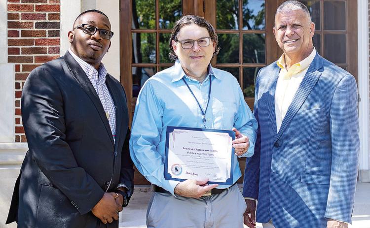 From left are Dr. Jason Anderson, Dr. John Littlejohn and Dr. Steve Horton.