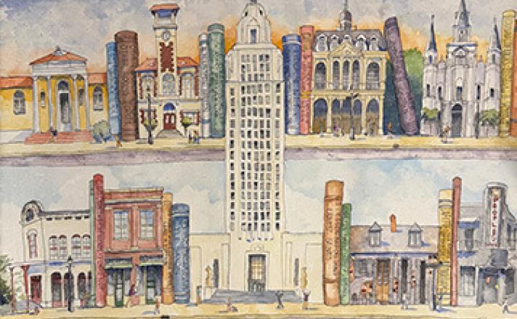 Matt Dawson, a native of Natchitoches and resident of Pineville, created this 2025 festival’s signature piece.
