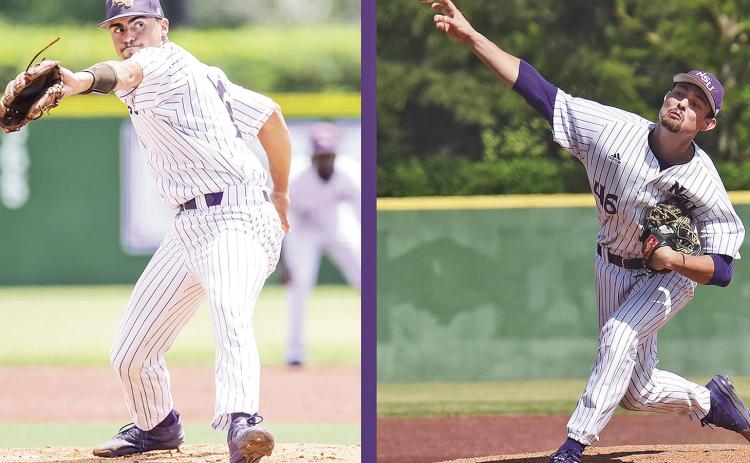 Pictured from left are Johnathan Harmon and Alex Makarewich.