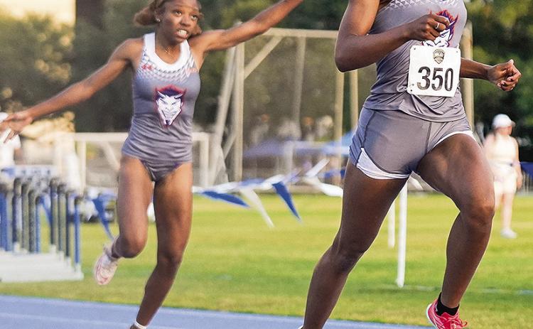 Maygan Shaw's family has been a major part of her life, which has helped form her, and she heads to nationals, which begins Thursday evening in the 400-meter dash. Photo by Southland Conference
