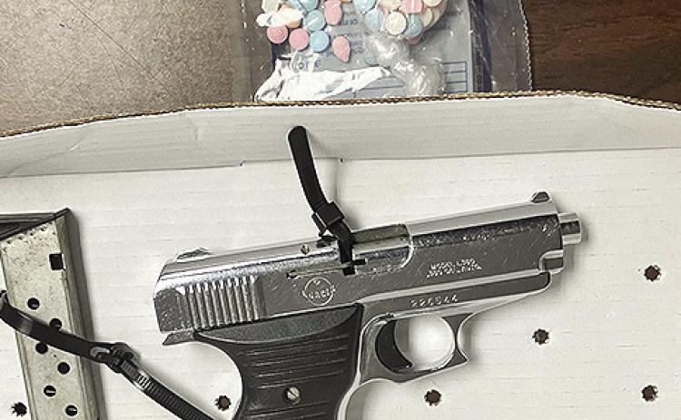 Suspect arrested on felony drug and weapons charges after traffic stop on Hwy. 71 near Campti