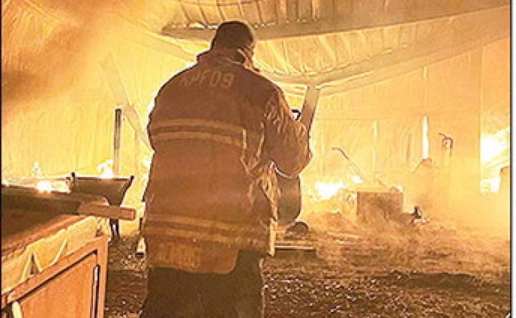 Campti Shop Fire