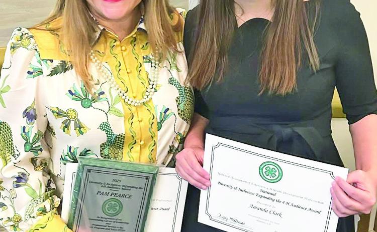 Natchitoches’ own Pam Pierce and Amanda Clark were recently in Atlanta, Ga. at the National Association of Educators 4-H Youth Development Professionals Conference where they received the National Diversity and Inclusion: Expanding the 4-H Audience Award.