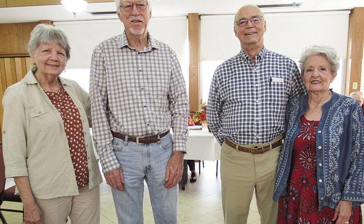 David and Linda Clark and Harvey and Judy Polk are celebrating October wedding anniversaries.