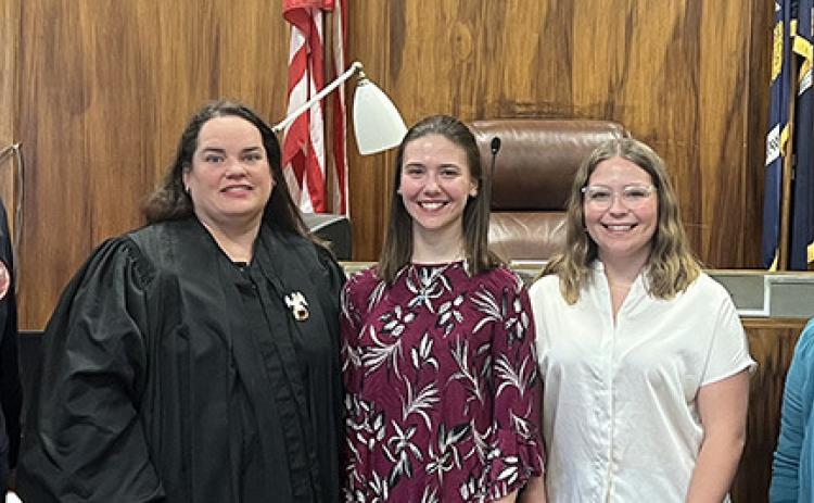 Local Court welcomes Demons of Due Process mock trial team
