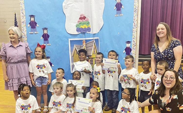the Pre-K students at Fairview Alpha Elementary will be moving up to kindergartern when school starts in August.